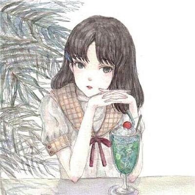 森系少女头像卡通→_→ z Z